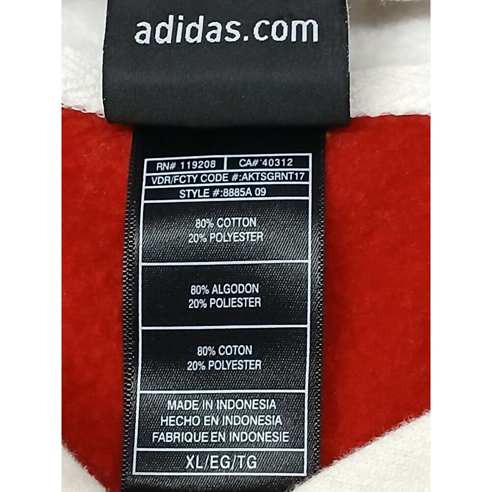 Adidas (XL) Nebraska Cornhuskers Multicolor Pullover Hoodie - Picture 7 of 13